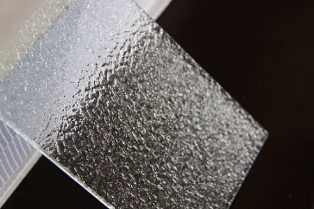 Embossed glass