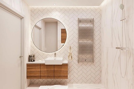 Choose the right mirror shape and size-maximize your bathroom style