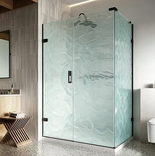 Decorative Glass Pattern Shower Enclosure Decorative Glass Pattern Shower Enclosure
