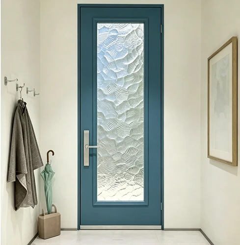 Wave Pattern Glass Entry Door Wave Pattern Glass Entry Door