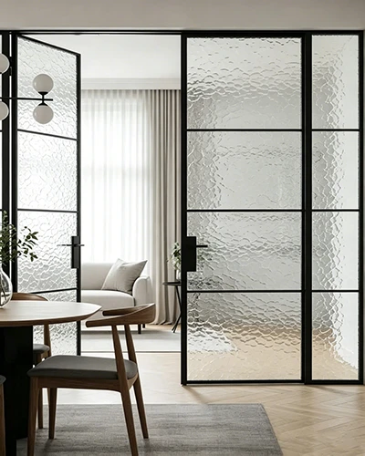 Everglade Pattern Glass Sliding Door Everglade Pattern Glass Sliding Door