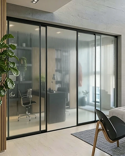 Autumn Obscure Glass partition wall Autumn Obscure Glass partition wall