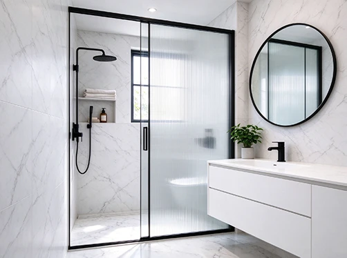 Aquatex Obscure Glass Bathroom Partition Aquatex Obscure Glass Bathroom Partition