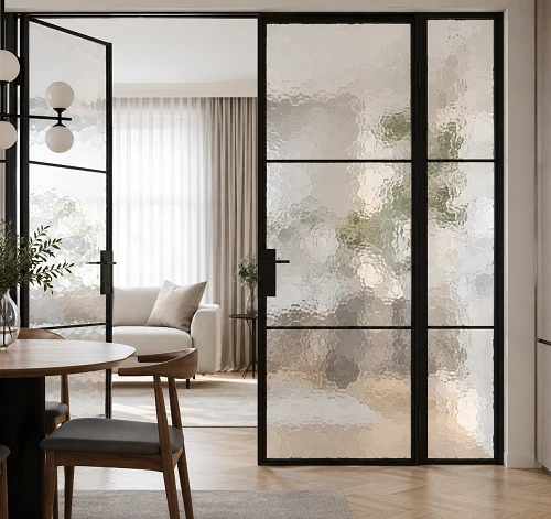 water pattern glass partition door water pattern glass partition door