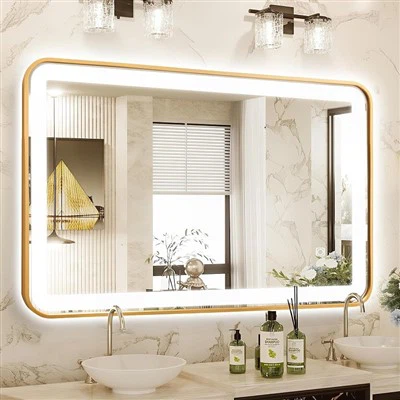 Rectangle LED Metal Mirror