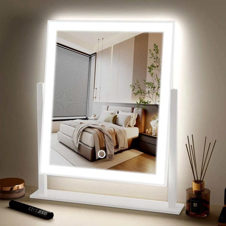 White Light Up Mirror
